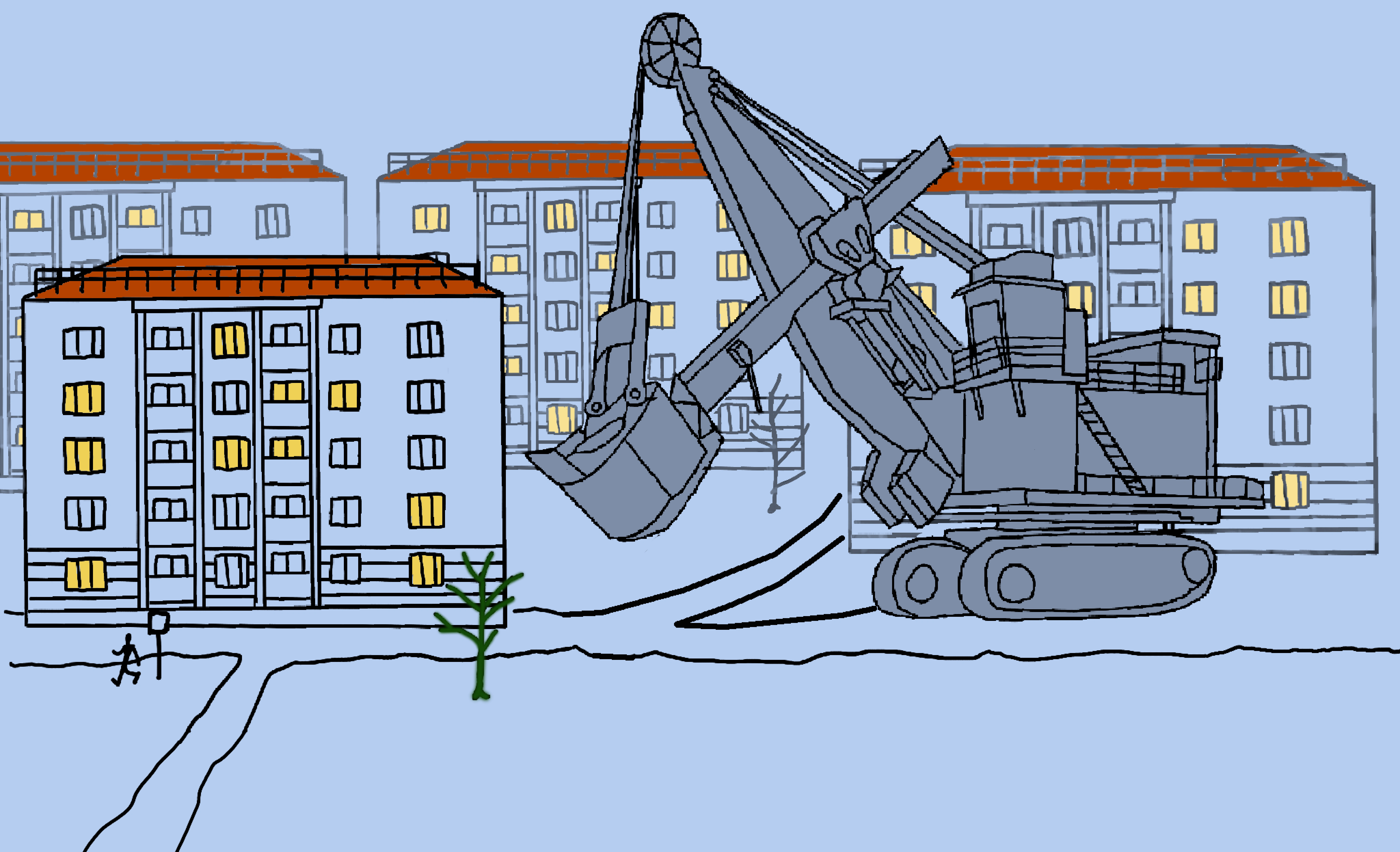 Карьерный экскаватор