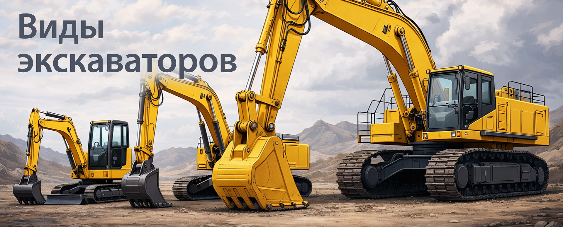 Виды экскаваторов: характеристики и классификация