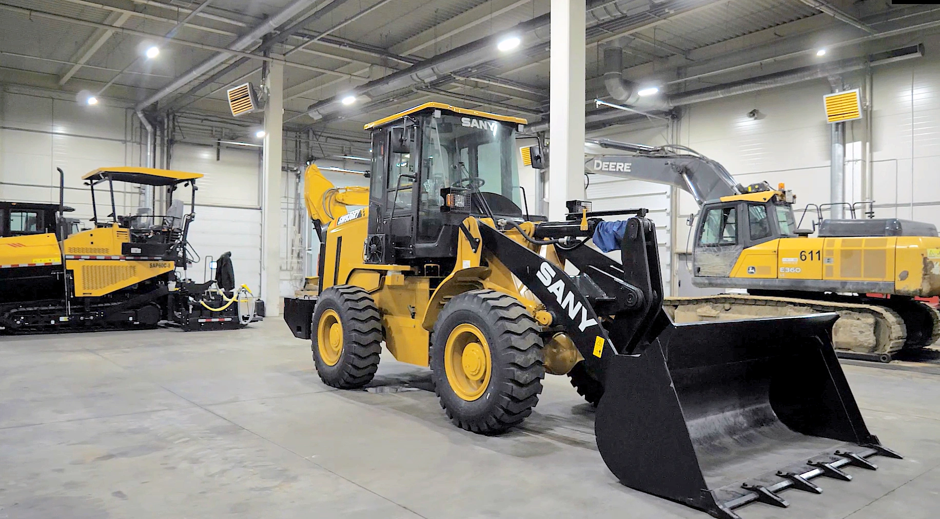 Мощный и высокоэффективный: фронтальный погрузчик SANY SW936K1