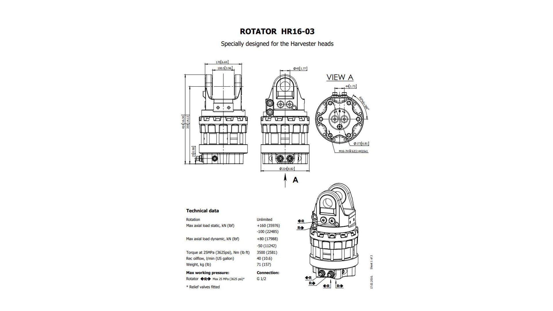 B4088 Ротатор Baltrotors
