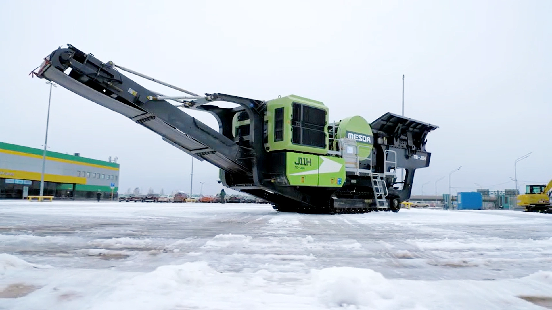 Простота и надежность: самоходная щековая дробилка MESDA MD-J11H