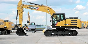 Прост в перемещении с объекта на объект: экскаватор SANY SY225CNLC