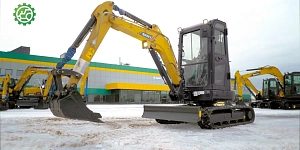 Обзор юркого мини-экскаватора SANY SY26U