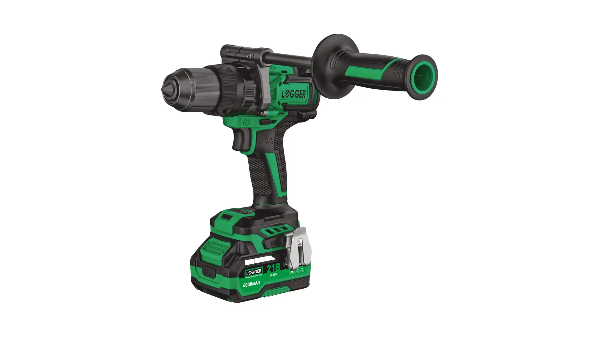 LGID160-12K Дрель-шуруповерт ударная аккумуляторная 160 Нм, 13 мм, 2х4 Ач LOGGER