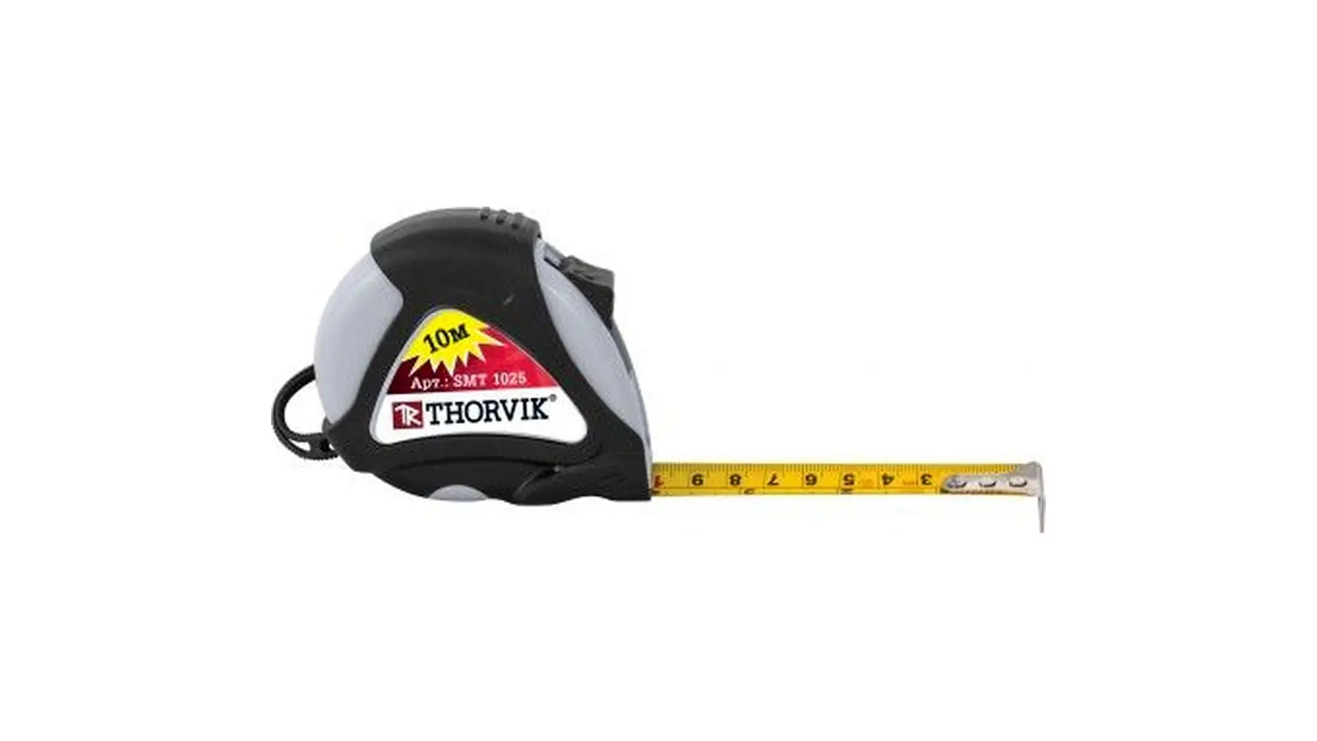 052895 Рулетка в обрезиненном корпусе 10 м, SMT1025 Thorvik