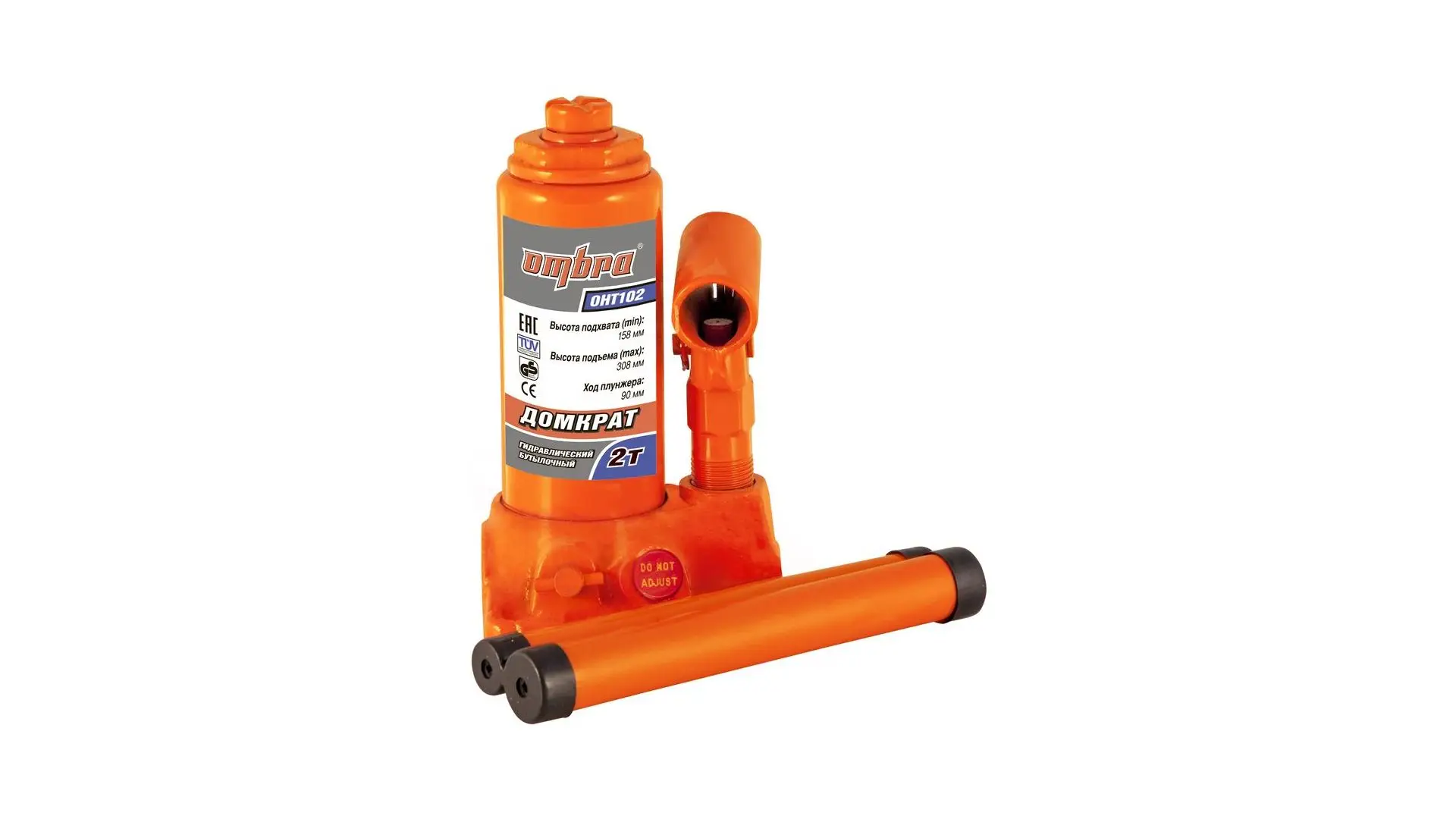 055409 Домкрат гидравлический профессиональный 2 т. 158-308 мм., OHT102 Ombra