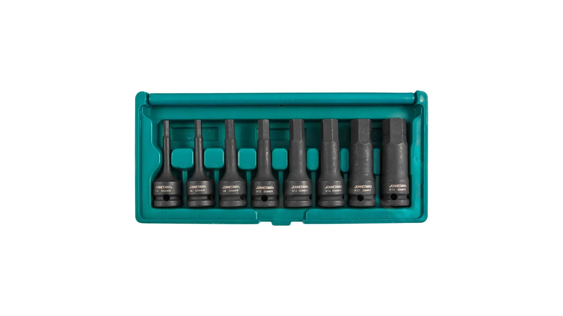 048064 Набор головок 1/2" 5-19 мм, ударных 8 предметов, S05A408S Jonnesway