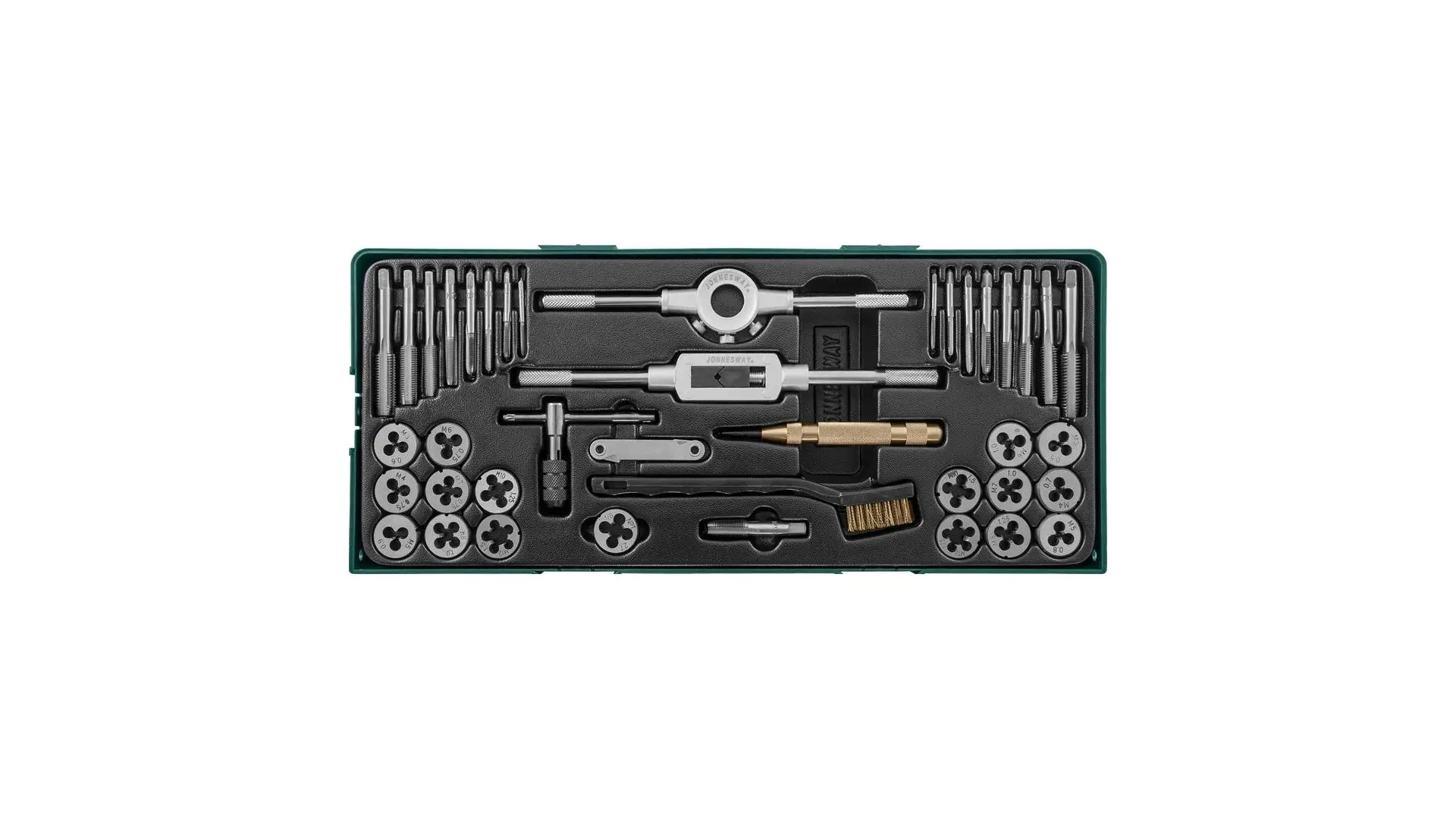 049114 Набор метчиков и плашек с аксессуарами 40 пр. (ложемент), AG10001SP Jonnesway