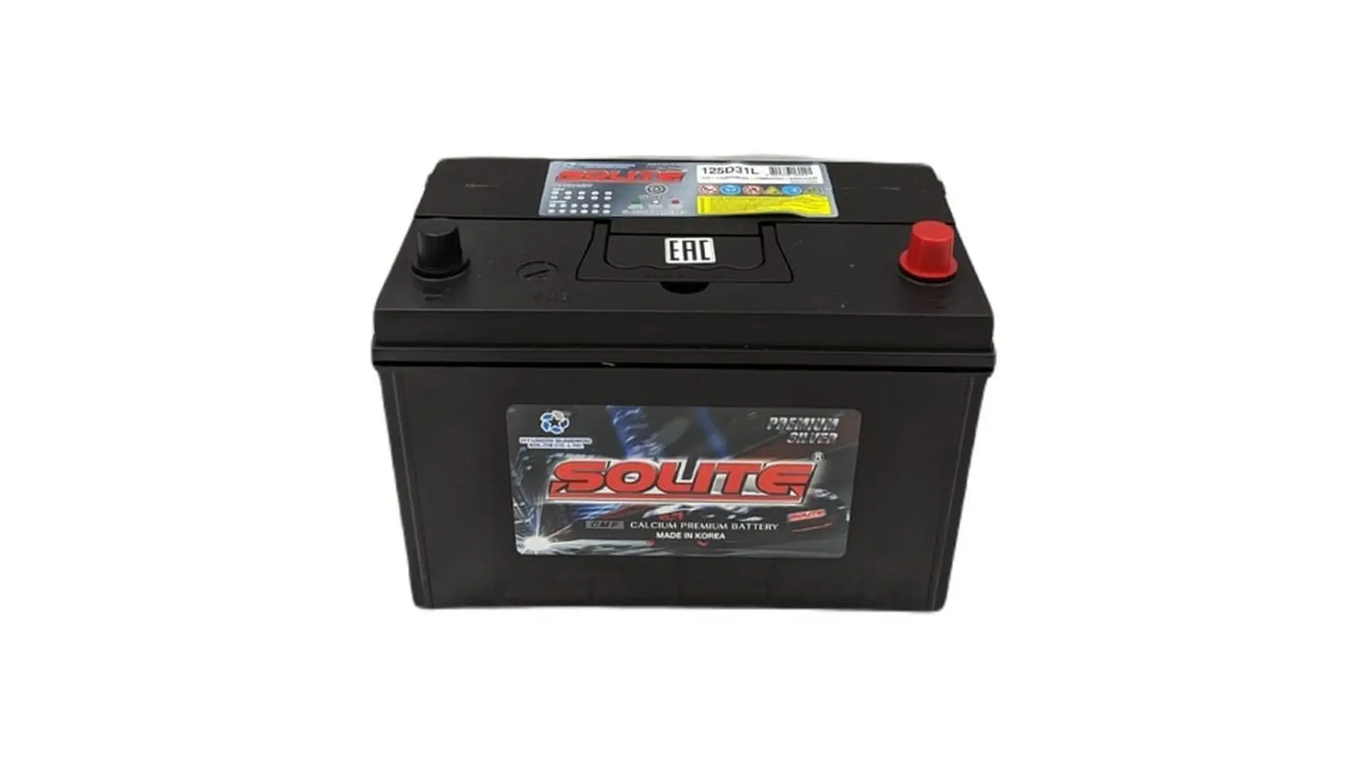 125D31L Аккумулятор 12В 110Ah 850А Solite обратная полярность Solite