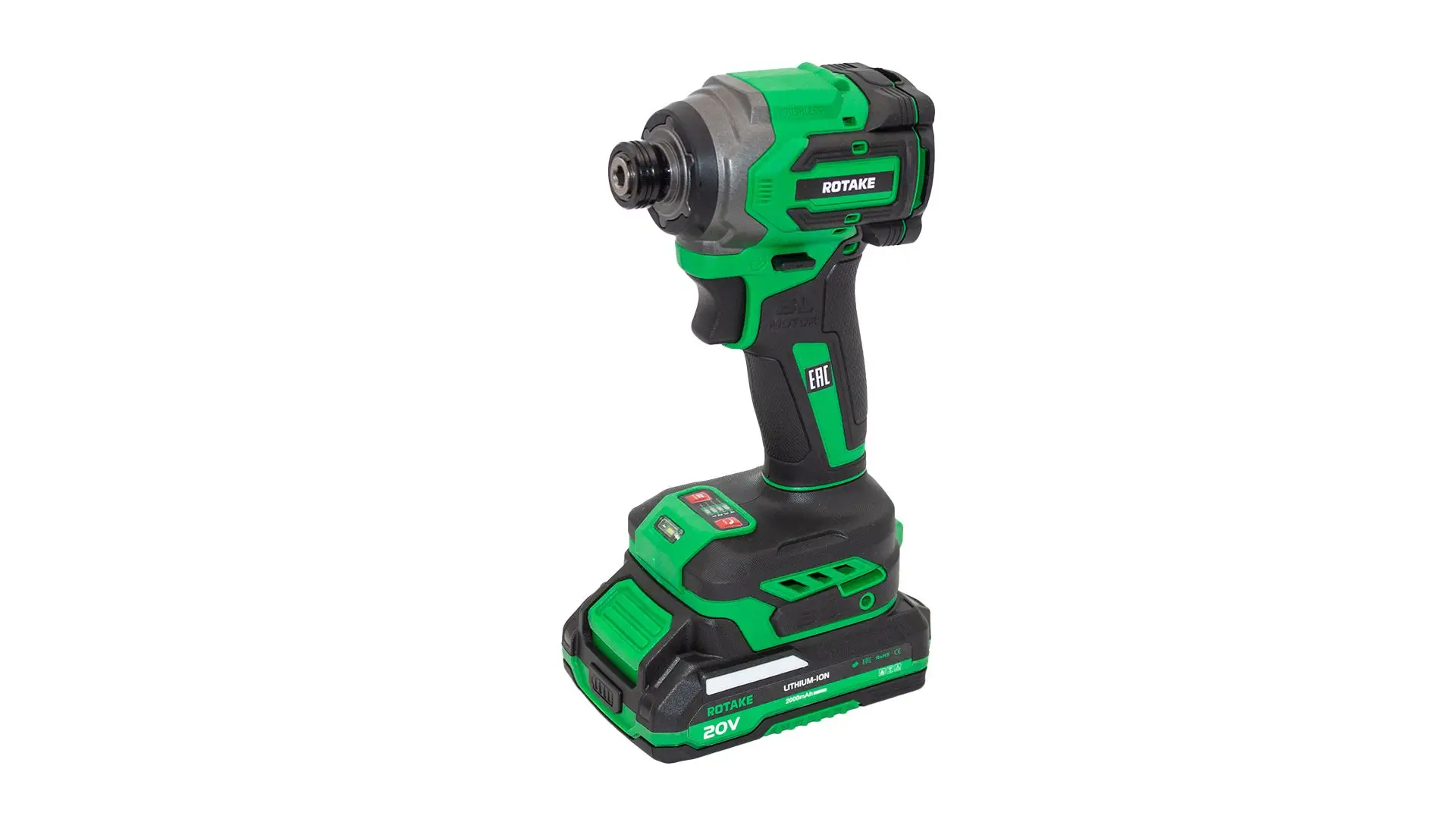 RC8106 Шуруповерт аккумуляторный ударный RC8106 1/2" (патрон 13 мм) 160Нм (в кейсе) ROTAKE