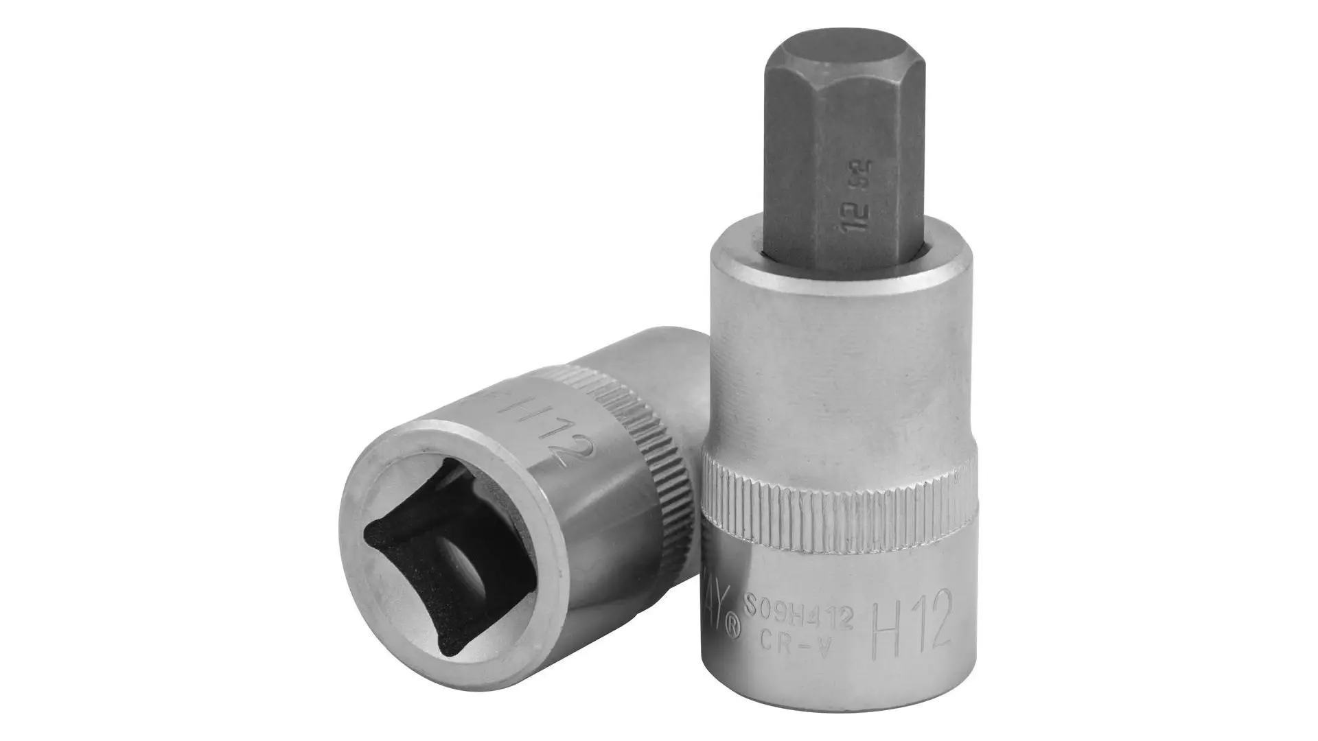 047881 Головка торцевая 1/2" с вставкой-битой шестигранной H12, 55 мм, S09H412 Jonnesway