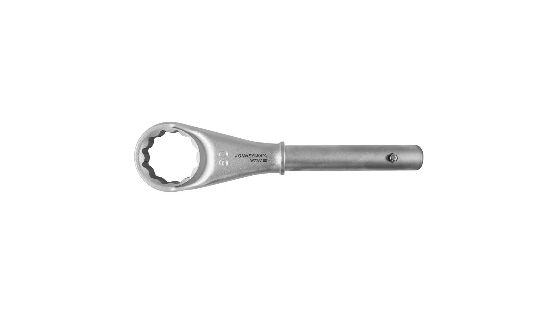 046328 Ключ накидной усиленный, 60 мм, d29.5/345 мм, W77A160 Jonnesway