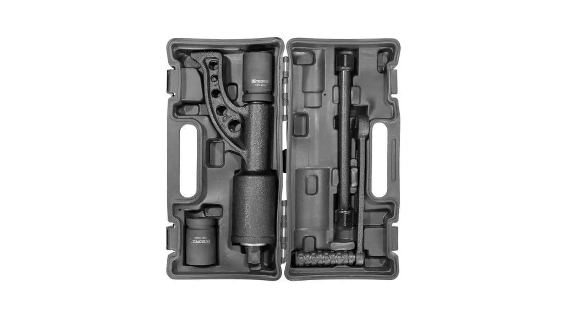 052754 Гайковерт ручной механический 1" 3800 Нм удлиненный в сборе с головками, LSW4 Thorvik