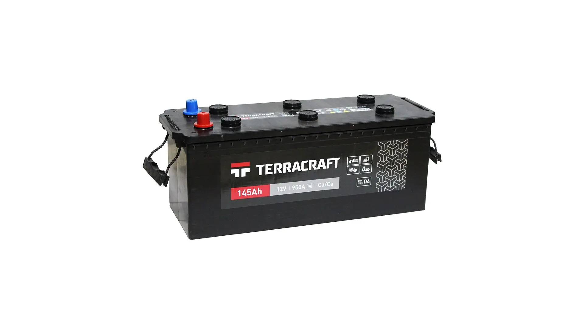 6CT-145(R+) LOGGER/TERRACRAFT Аккумулятор 12V 145Ah 950A  полярность 4  прямая (конус) D4 513х189х225 TERRACRAFT