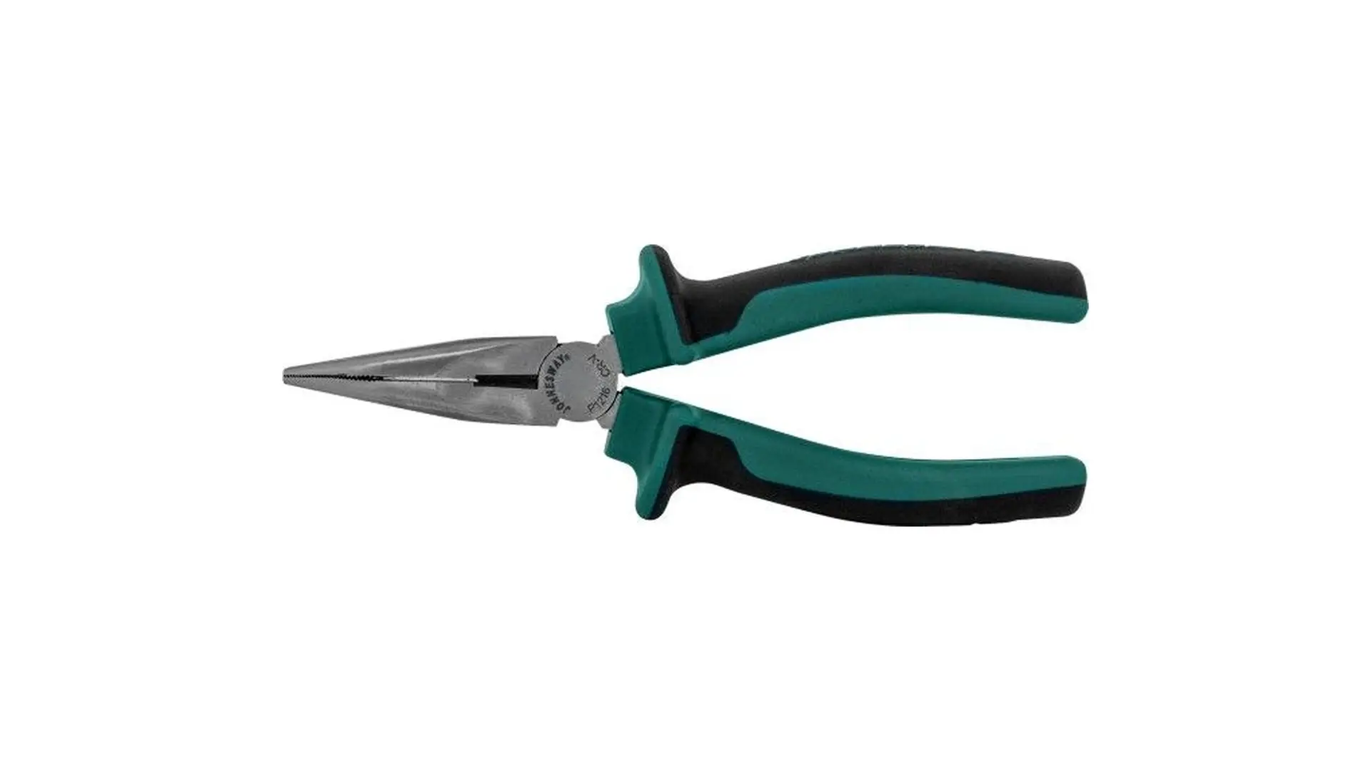 049414 Длинногубцы изогнутые с двухкомпонентными рукоятками 160 мм, P1216 Thorvik