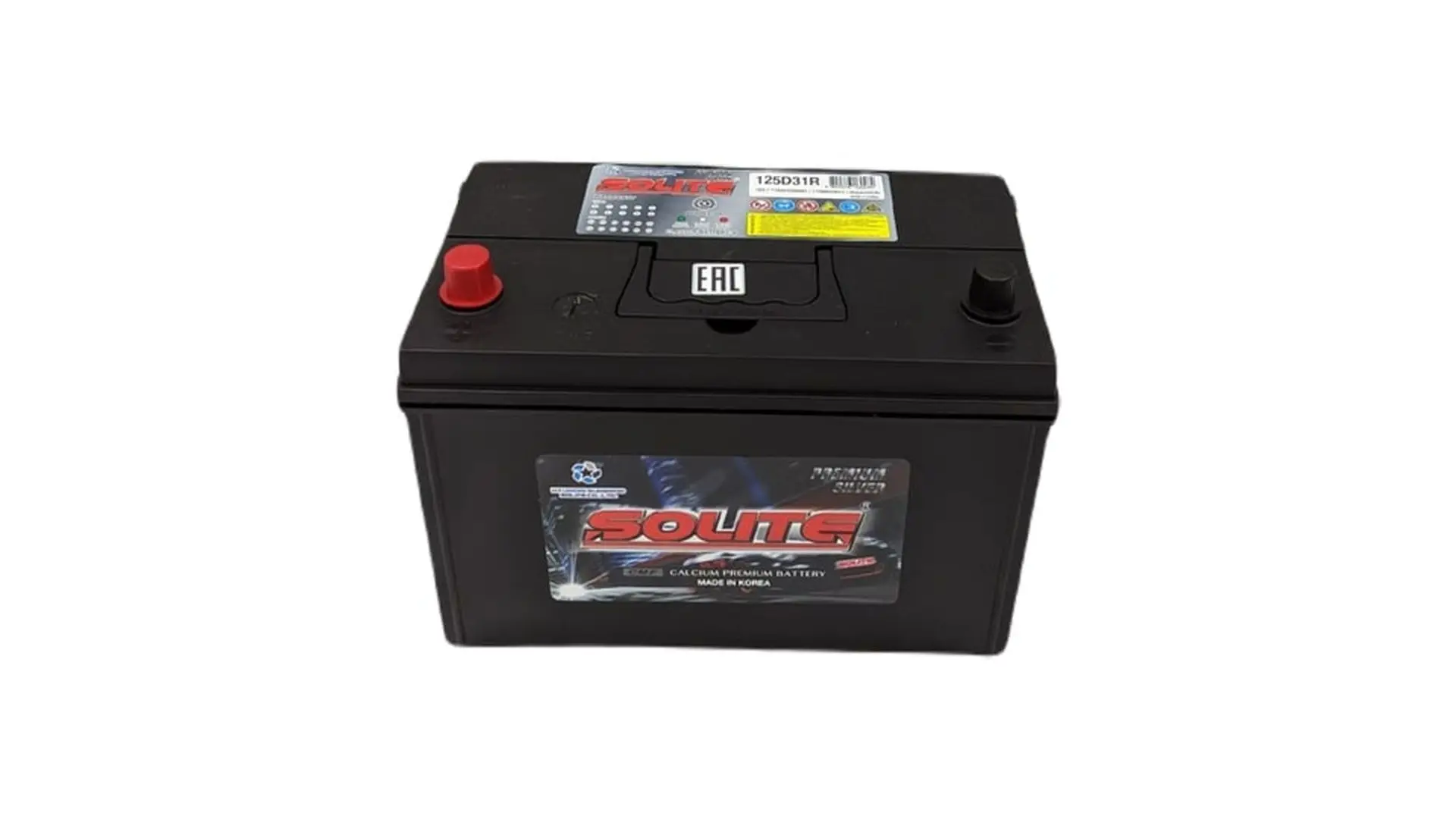 125D31R Аккумулятор 12В 110Ah 850А Solite прямая полярность Solite