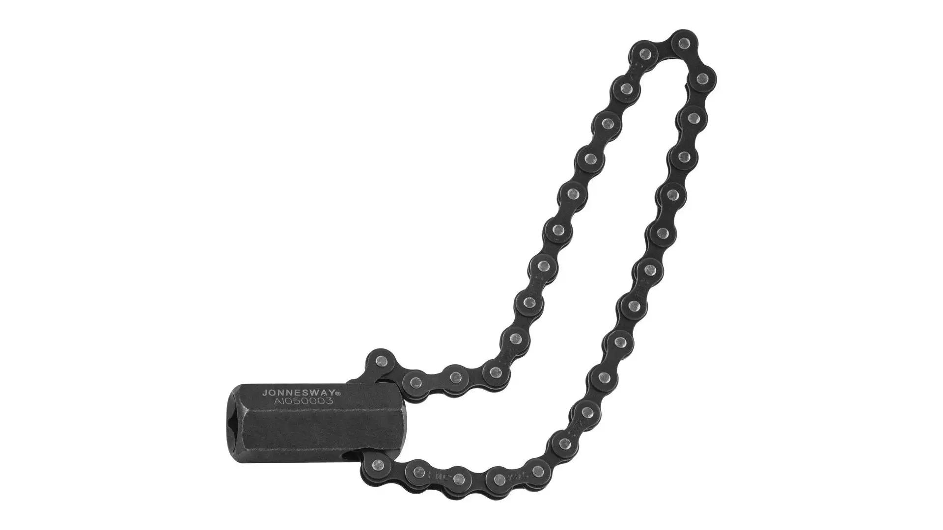 047791 Съемник масляных фильтров цепной 1/2" диапазон до 120 мм, AI050003 Jonnesway