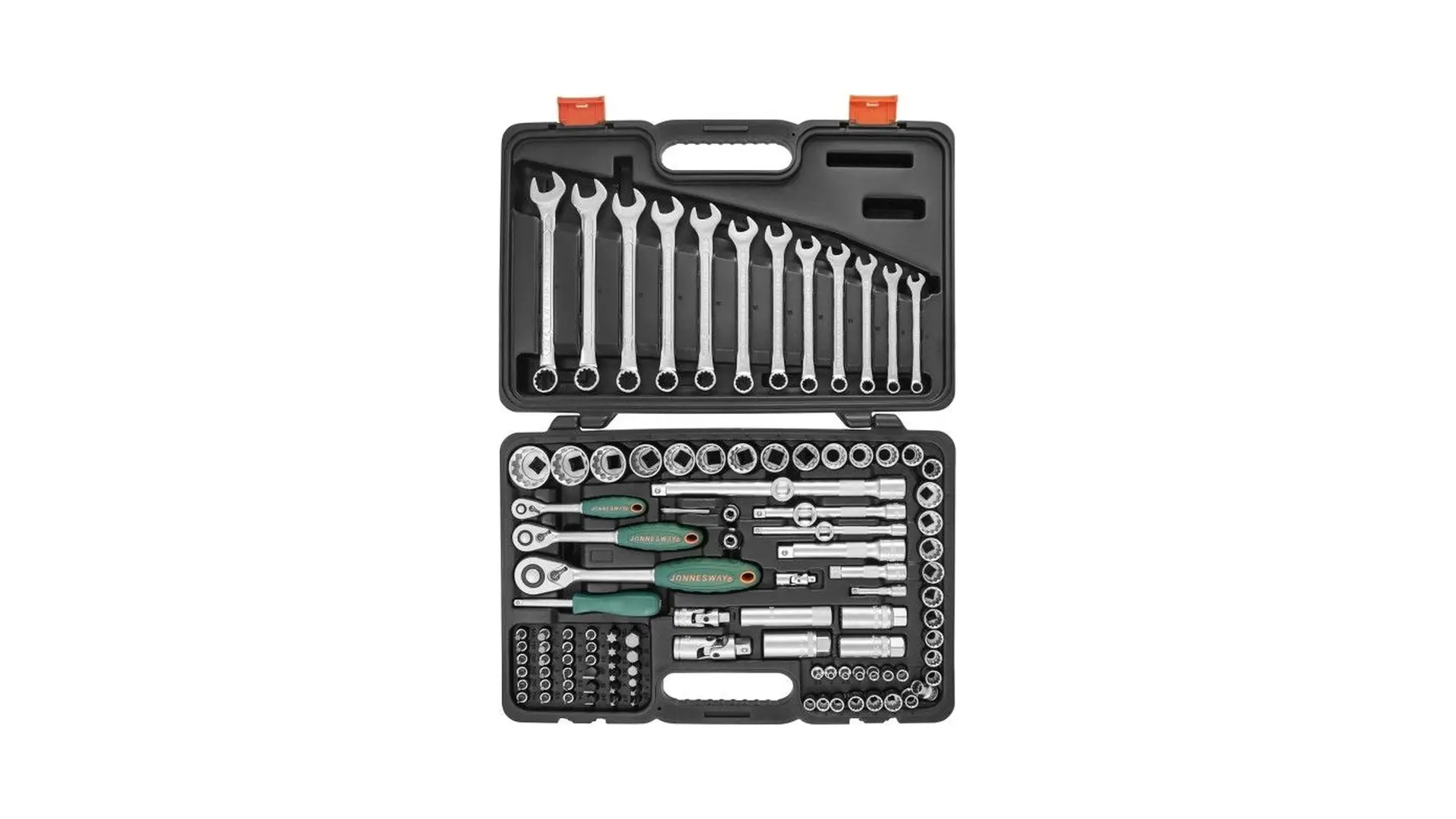 048862 Набор инструмента универсальный 1/4", 1/2" и 3/8" 111 предметов, S68H5234111S Jonnesway