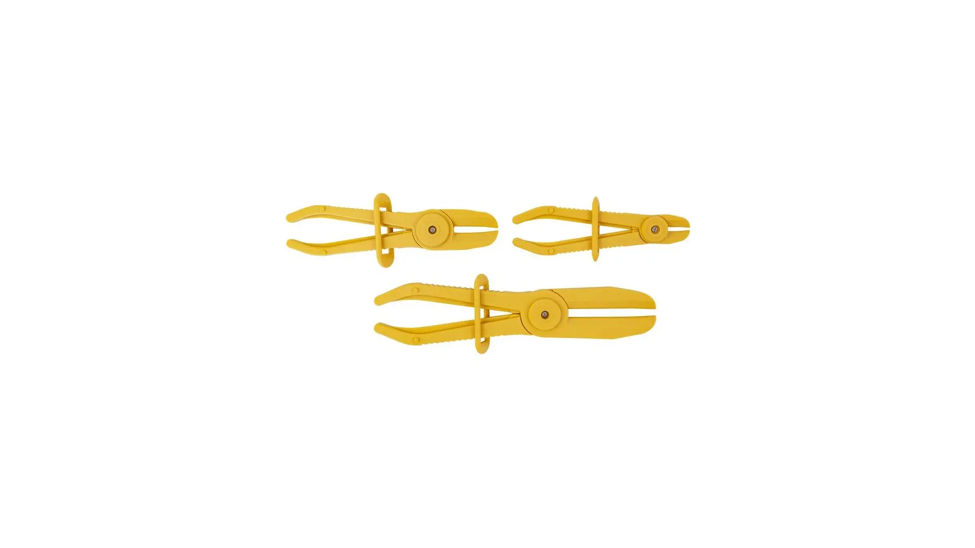 053257 Набор пластиковых зажимов для резиновых шлангов и патрубков, 3-57 мм, 3 предмета, HCS4 Thorvik