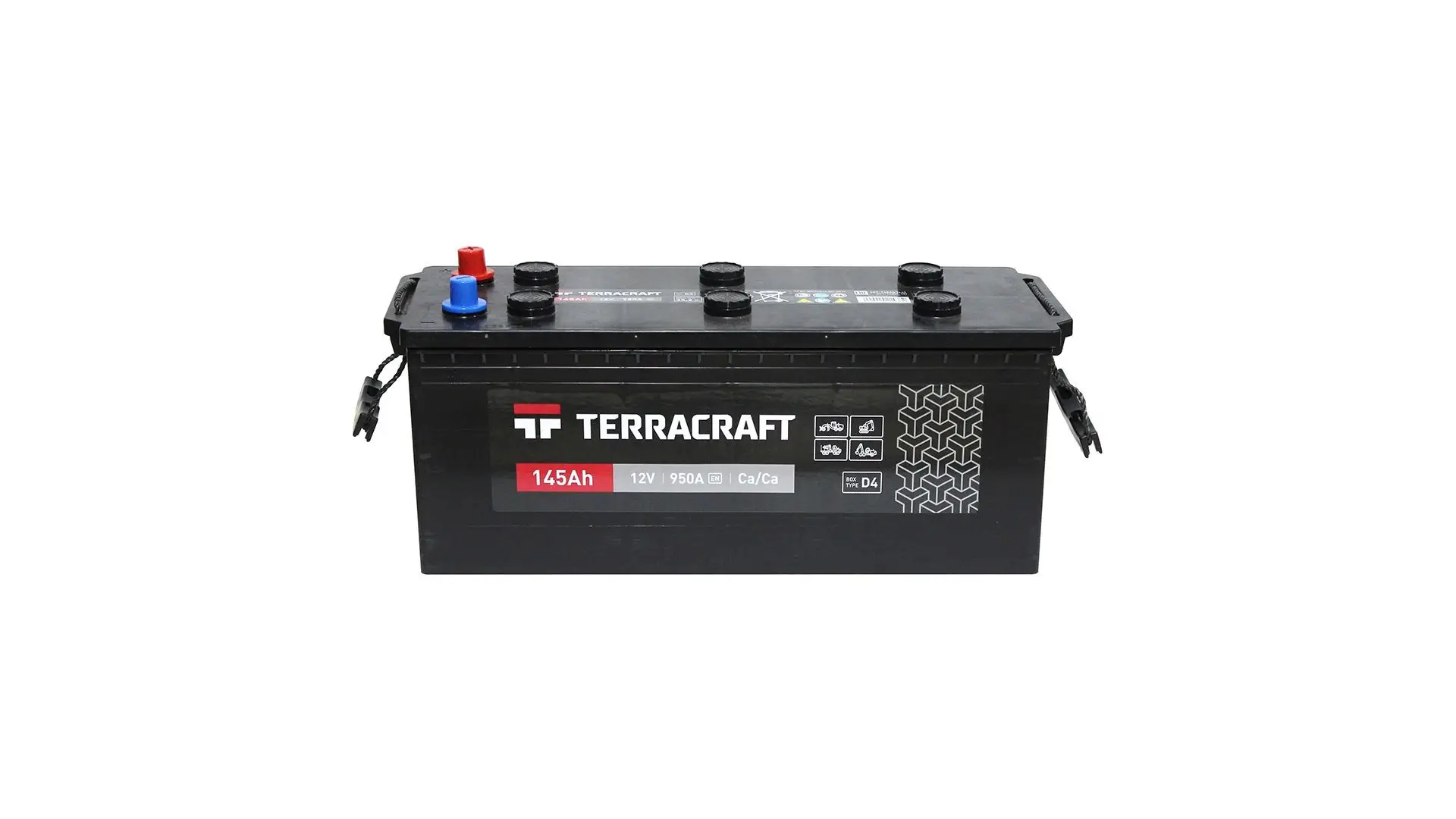 6CT-145(L+) LOGGER/TERRACRAFT Аккумулятор 12V 145Ah 950A полярность 3 обратная (конус) D4 513х189х225 TERRACRAFT