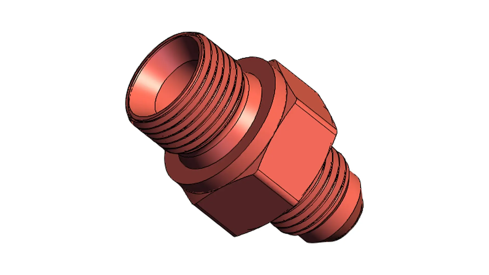 Z200.48.00.00-008 Соединитель подачи масла в гидроцилиндр рычагов LOGGER