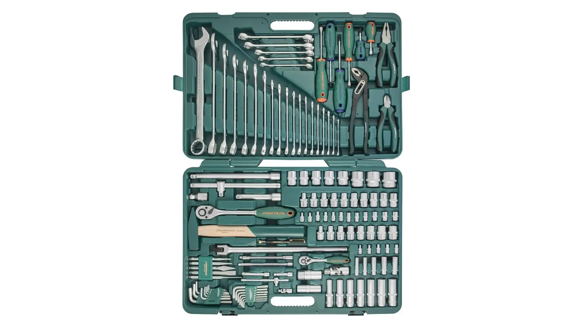 048740 Набор инструмента универсальный 1/2", 1/4" 127 пр., S04H524127S Jonnesway