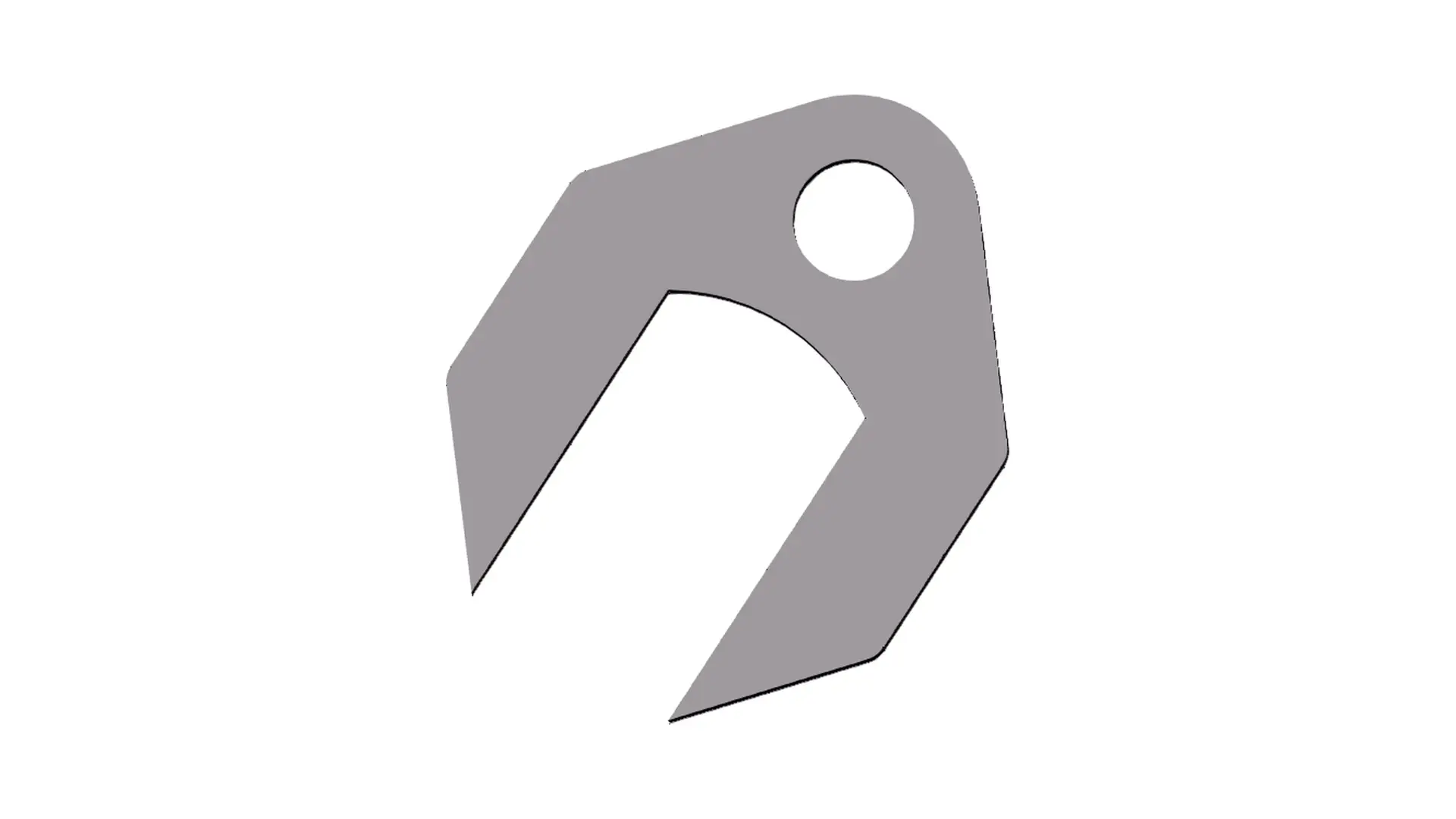 Z200.00.00.00-008 Стопор оси крепления гидроцилиндра верхних боковых ножей LOGGER