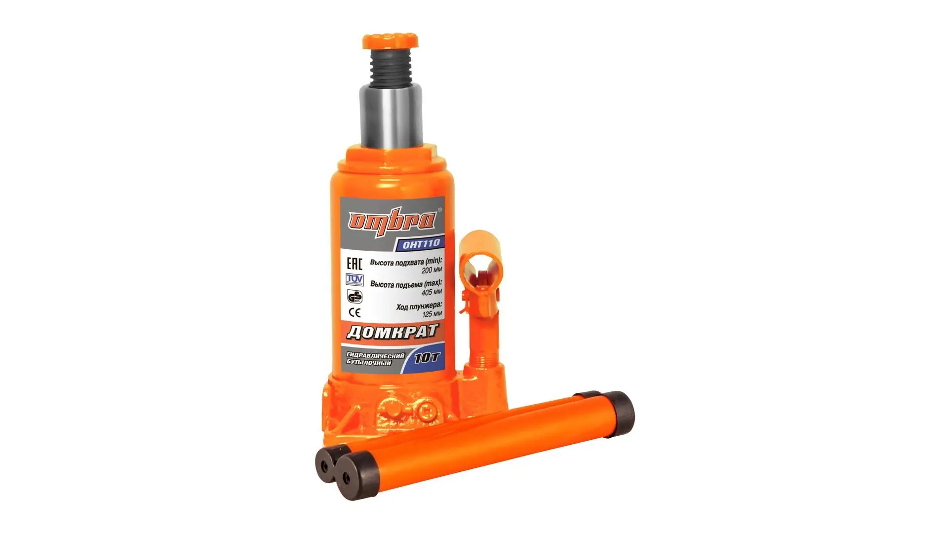 055413 Домкрат гидравлический профессиональный 10 т. 200-405 мм., OHT110 Ombra
