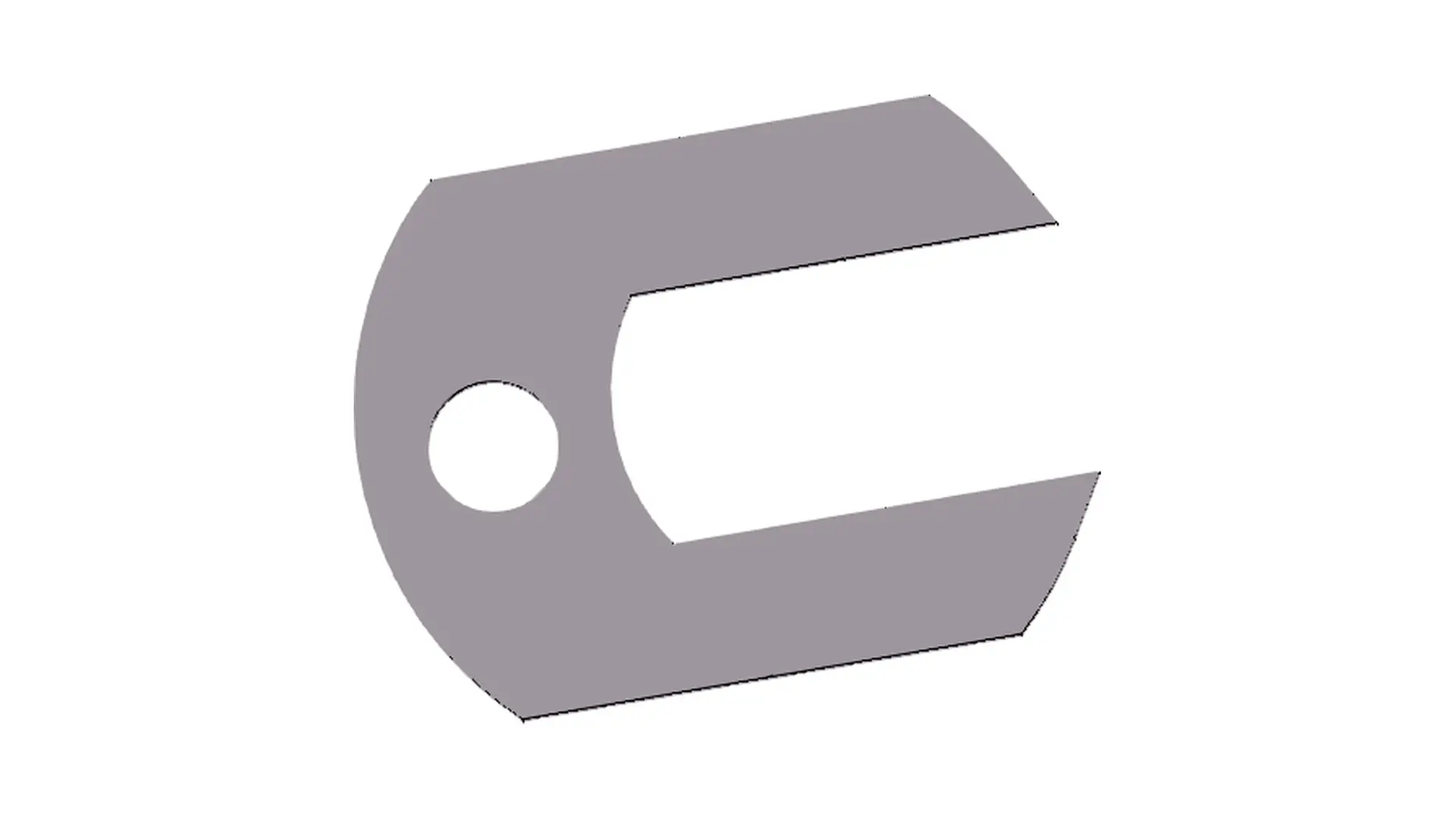 Z200.00.00.00-005 Стопор пальца крепления гидроцилиндра мерного колеса LOGGER