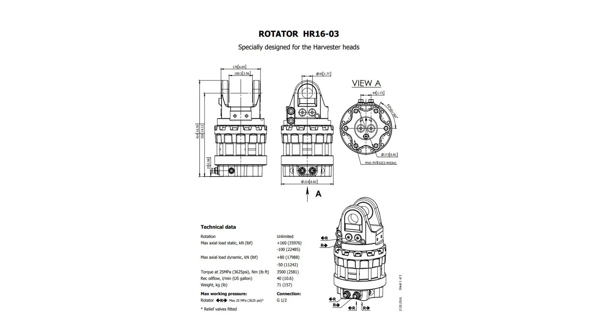 B4088 Ротатор Baltrotors