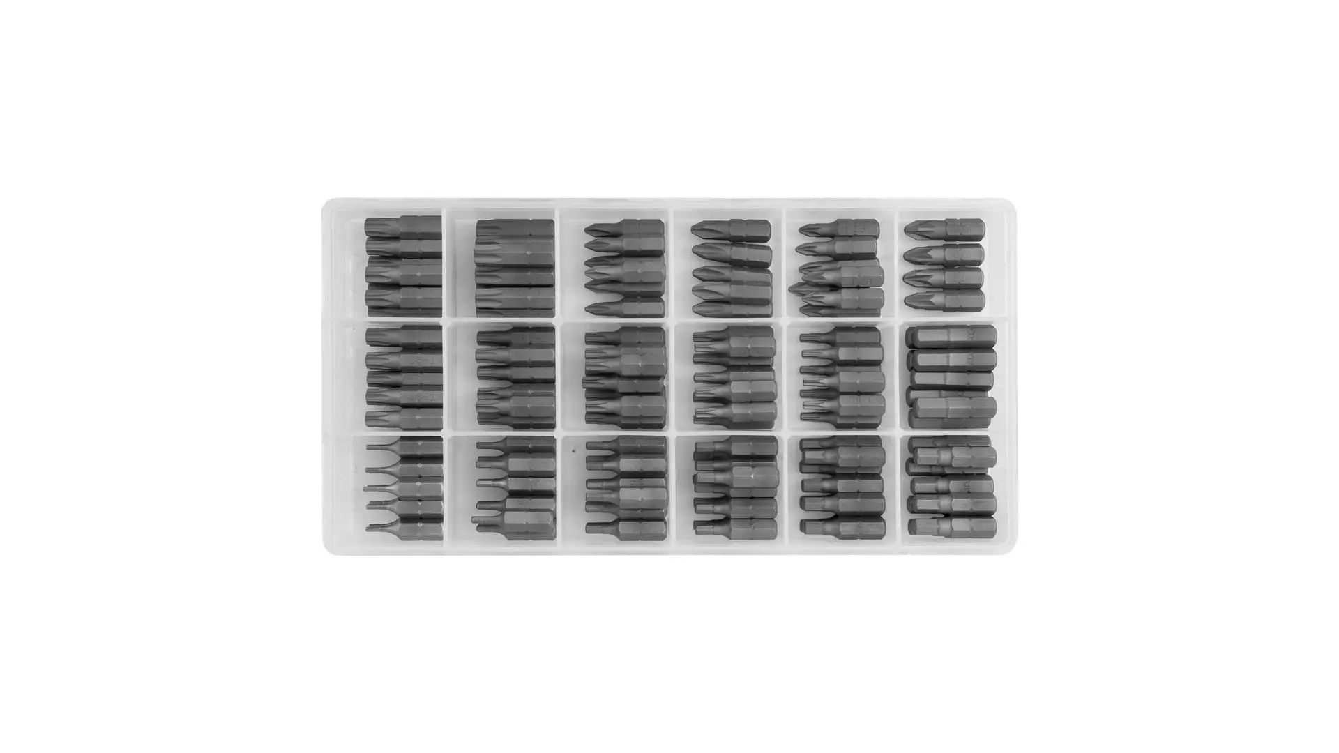 047464 Набор вставок-бит 1/4" 18 видов по 10 шт., S29H2180S Jonnesway