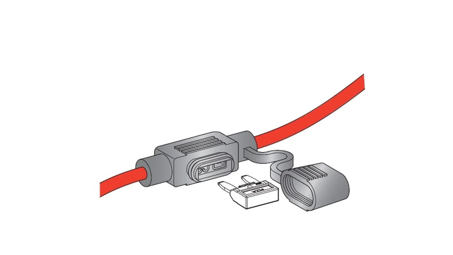 0100335 Колодка для флажкового предохранителя MTA MINI SAE J2077 